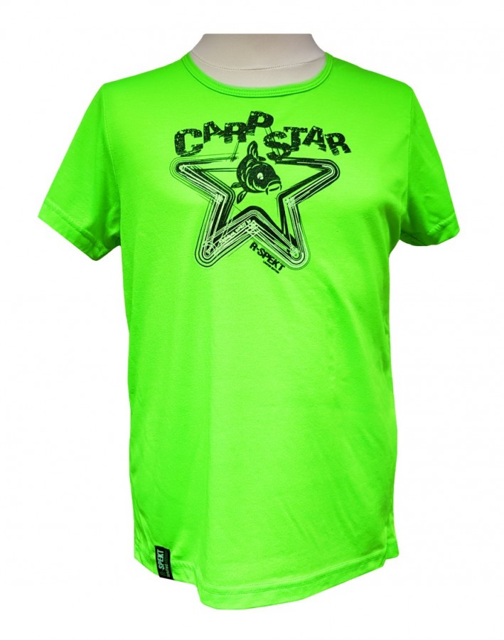R-spekt R-SPEKT Dětské tričko CARP STAR fluo green
