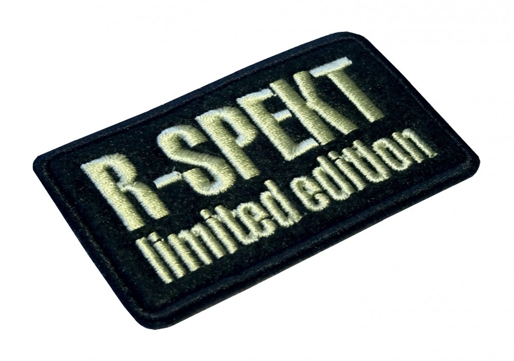 R-spekt R-SPEKT limited edition nášivka černá 70mm