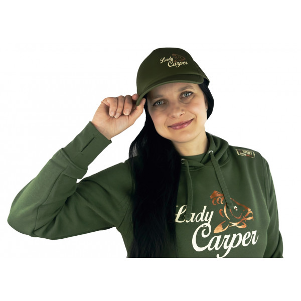 R-SPEKT Mikina s kapucí Lady Carper khaki