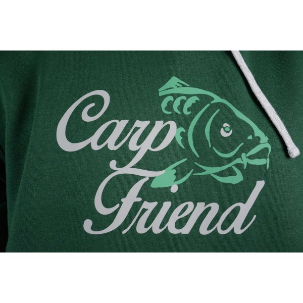 R-SPEKT Mikina s kapucí Carp Friend deep green